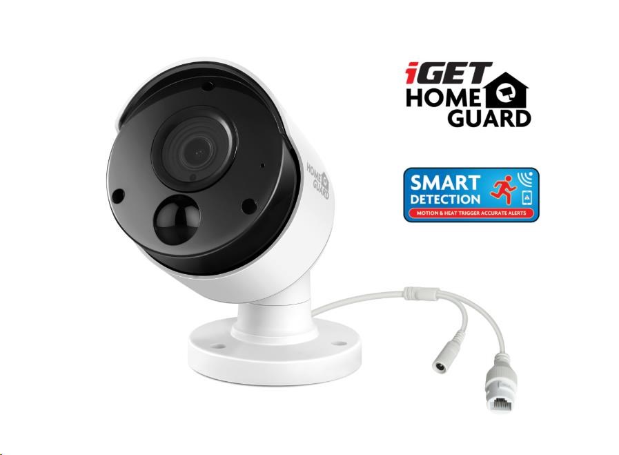 iGET HOMEGUARD HGNVK930CAM Prídavná kamera PoE FullHD pre kamerový systém iGET HGNVK85304,  napájanie PoE,  IP660 