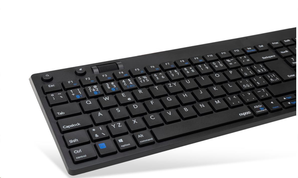 Súprava klávesnice a myši RAPOO 8050T Multi-mode Wireless Desktop Combo Set3 
