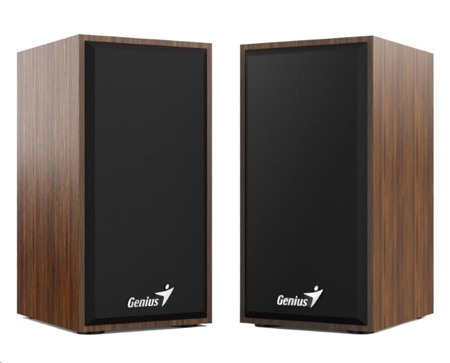 Reproduktory GENIUS SP-HF180,  2.0,  6W,  drevený,  hnedý0 