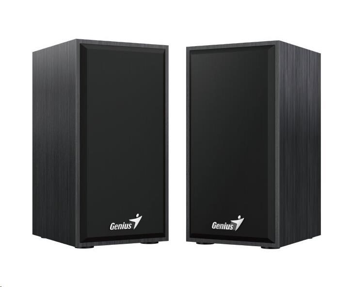 Reproduktory GENIUS SP-HF180,  2.0,  6W,  drevený,  čierny0 