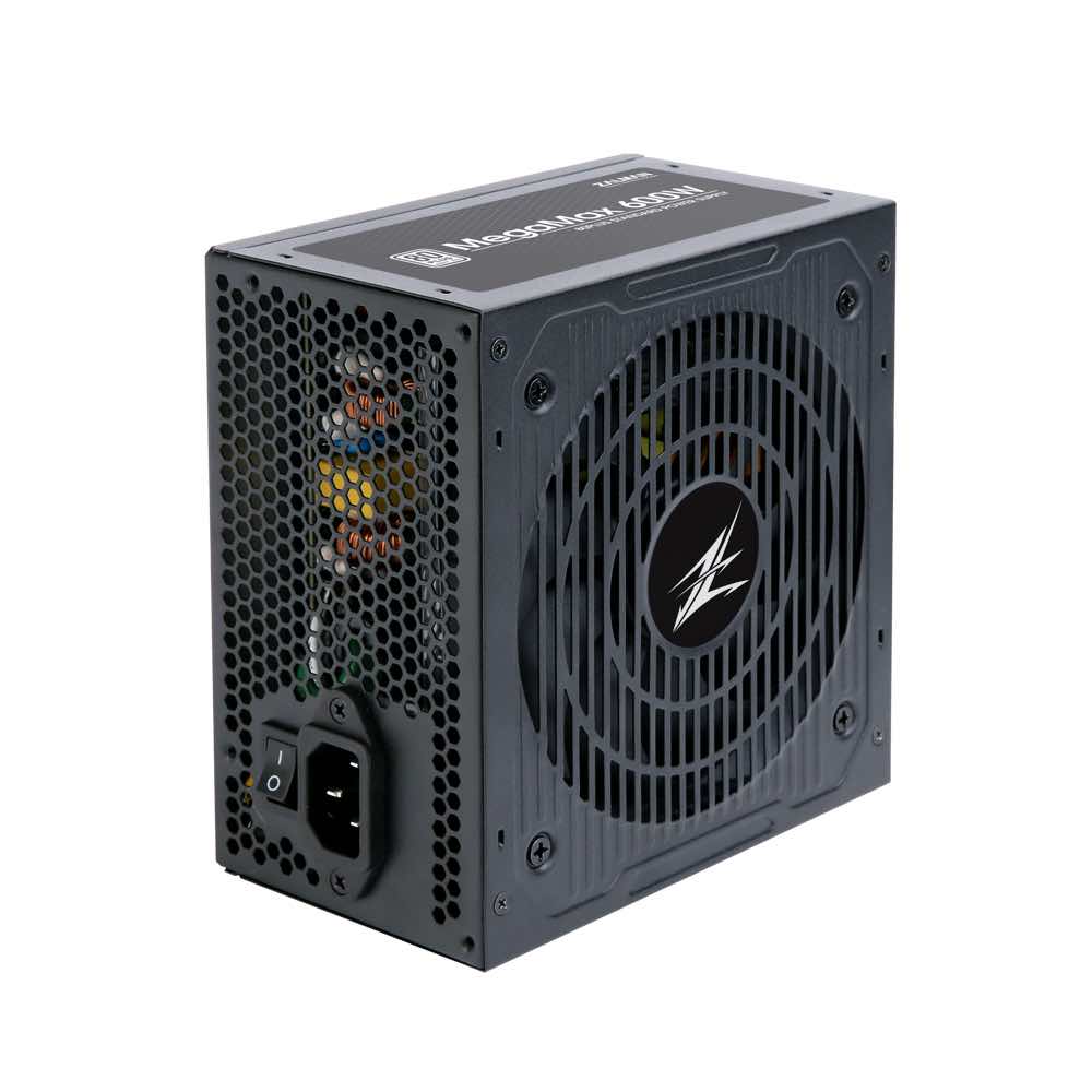 Napájací zdroj ZALMAN ZM600-TXII MegaMax,  600 W,  80 PLUS3 