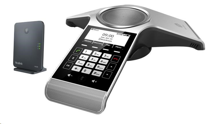 Základňa IP DECT + konferenčný telefón Yealink CP930W-Base,  3, 1