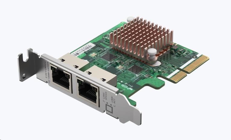 QNAP QXG-2G2T-I225 rozšiřující karta 2x 2, 5GbE pro PC i NAS0 