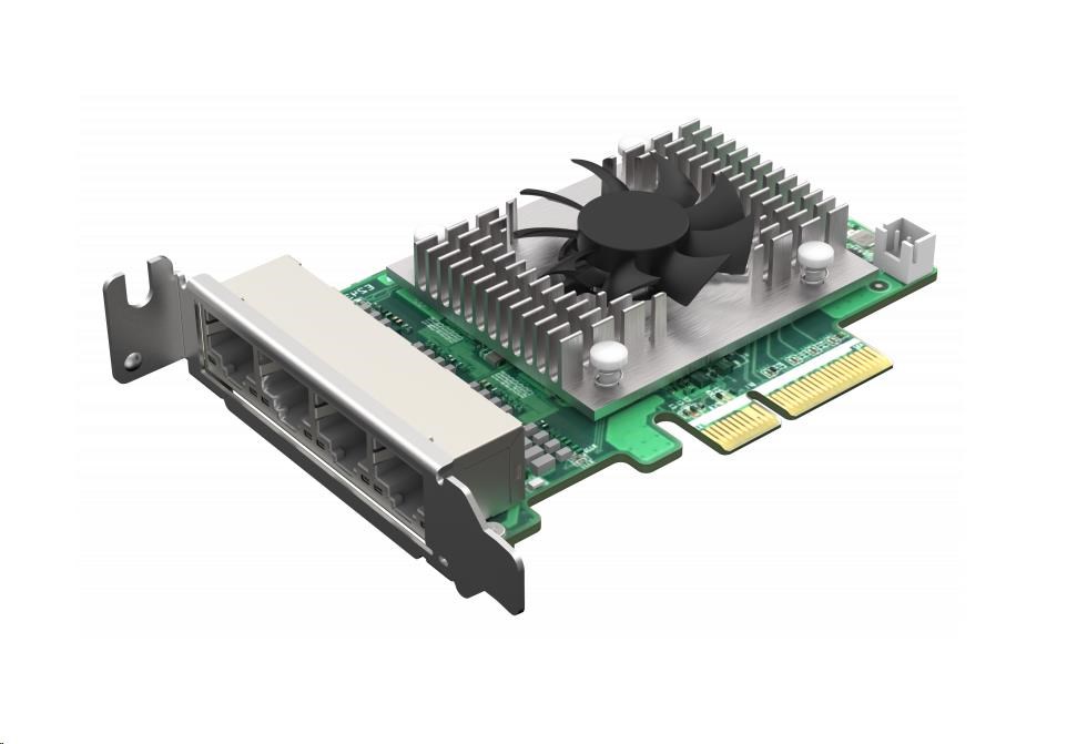 QNAP QXG-2G4T-I225 rozšiřující karta 4x 2, 5GbE pro PC i NAS0 