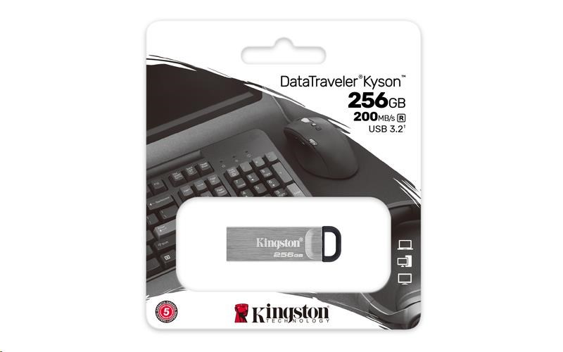 Kingston Flash Disk 256GB USB3.2 Gen 1 DataTraveler Kyson3 