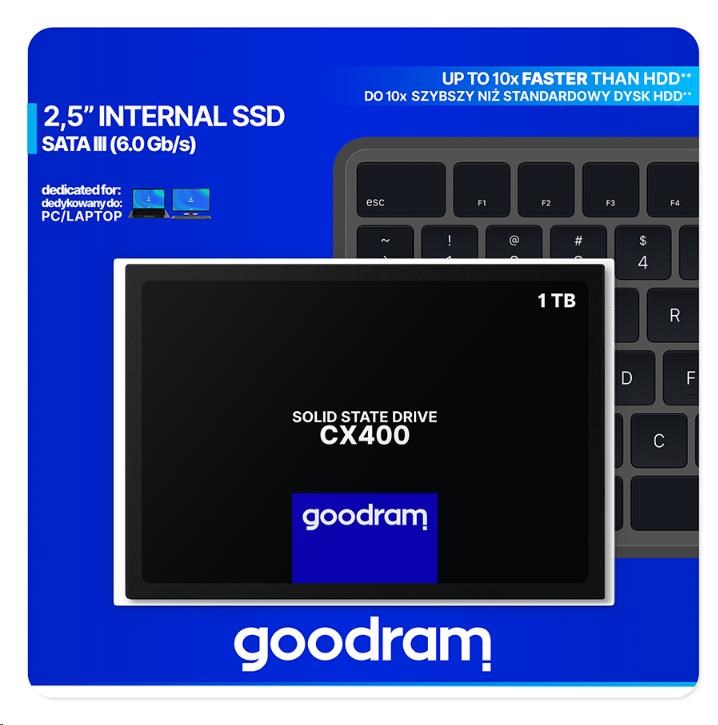 GOODRAM SSD CX400 Gen.2 1TB,  SATA III,  2.5