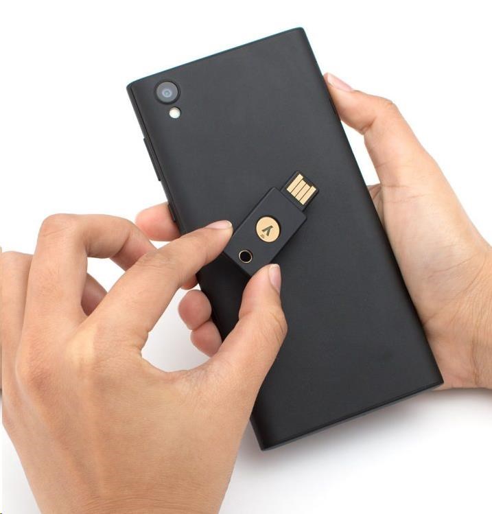 YubiKey 5 NFC - USB-A,  kľúč/ token s viacfaktorovou autentifikáciou (NFC),  podporou OpenPGP a Smart Card (2FA)2 