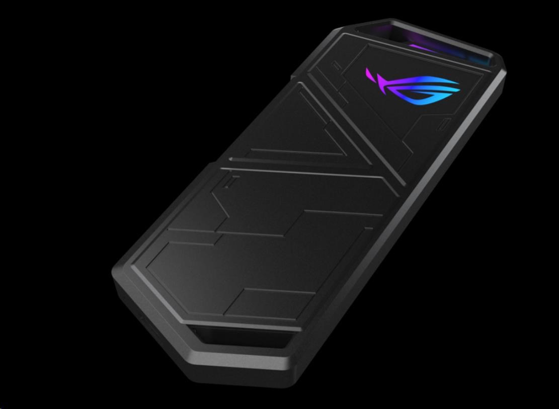 ASUS ROG STRIX ARION LITE SSD NVME AURA case,  USB-C 3.2,  M.2 NVMe SSD kovový box,  délka 30-80 mm,  AURA RGB3 