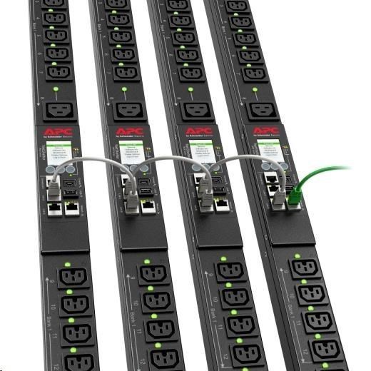 APC Rack PDU 9000 Switched,  ZeroU,  16A,  230V,  (21)C13 a (3)C19,  IEC 60309 16 A 2P + E,  IEC 60320 C20,  3m1 