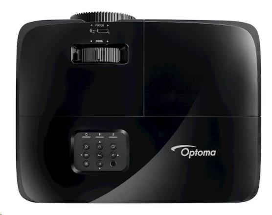 Optoma projektor W400LVe (DLP,  FULL 3D,  WXGA,  4 000 ANSI,  25 000:1,  VGA,  HDMI,  RS232,  1x10W speaker)2 