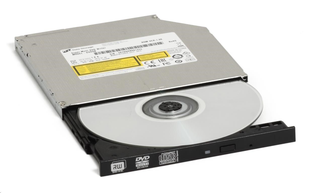 HITACHI LG - interná mechanika DVD-W/ CD-RW/ DVD±R/ ±RW/ RAM/ M-DISC GUD1N,  Slim,  9.5 mm zásobník,  čierny,  voľne ložený bez 2 