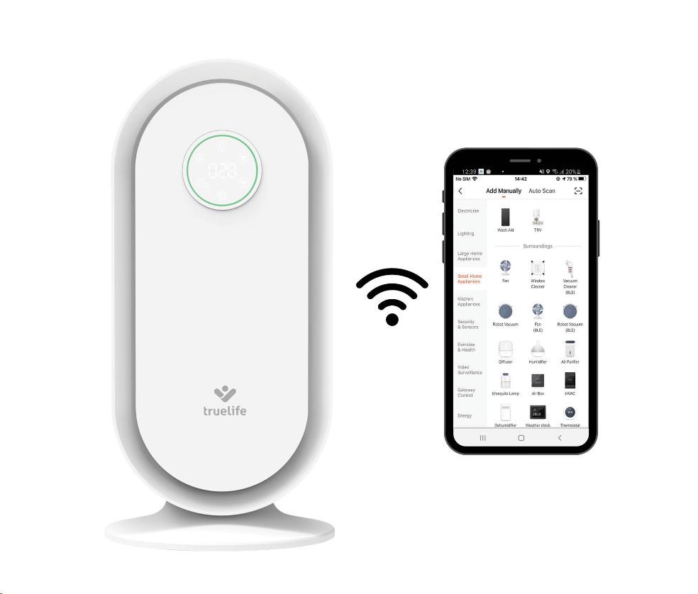 TrueLife AIR Purifier P5 WiFi - čistička vzduchu4 