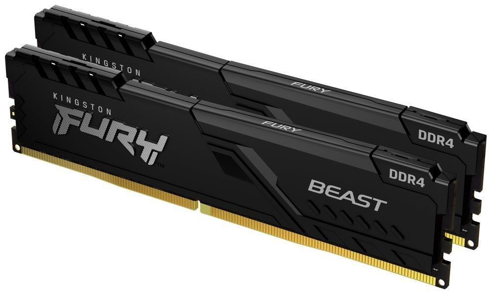 KINGSTON DIMM DDR4 32GB (Kit of 2) 3200MT/ s CL16 FURY Beast Černá2 