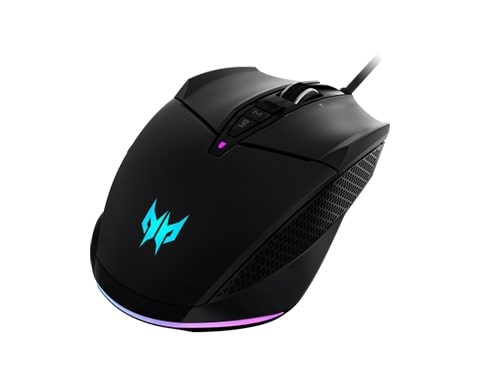 ACER GAMING MOUSE - max. 19000 dpi,  10 programovateľných tlačidiel,  4 farby podsvietenia,  20 mil. kliknite na1 
