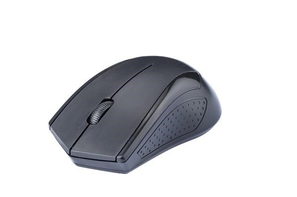 C-TECH myš WLM-07,  bezdrôtová,  1200DPI,  3 tlačidlá,  USB nano prijímač,  čierna1 