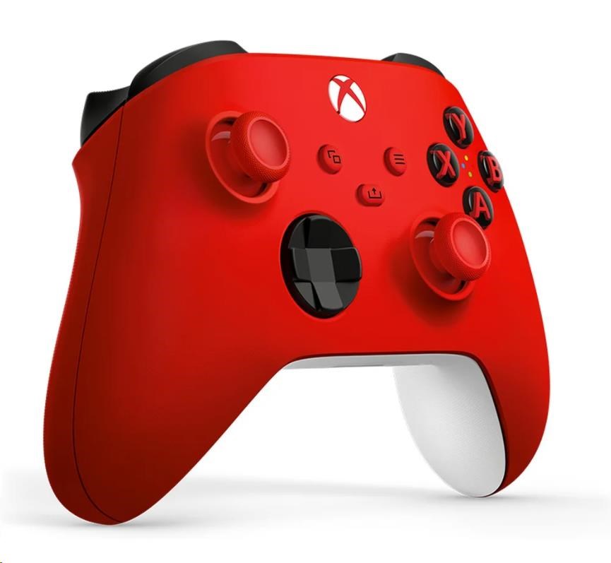 Xbox Wireless Controller červený - ovladač1 