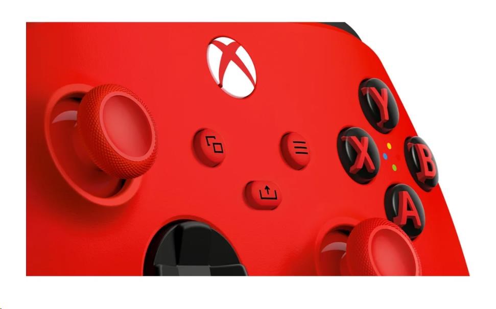 Xbox Wireless Controller červený - ovladač2 