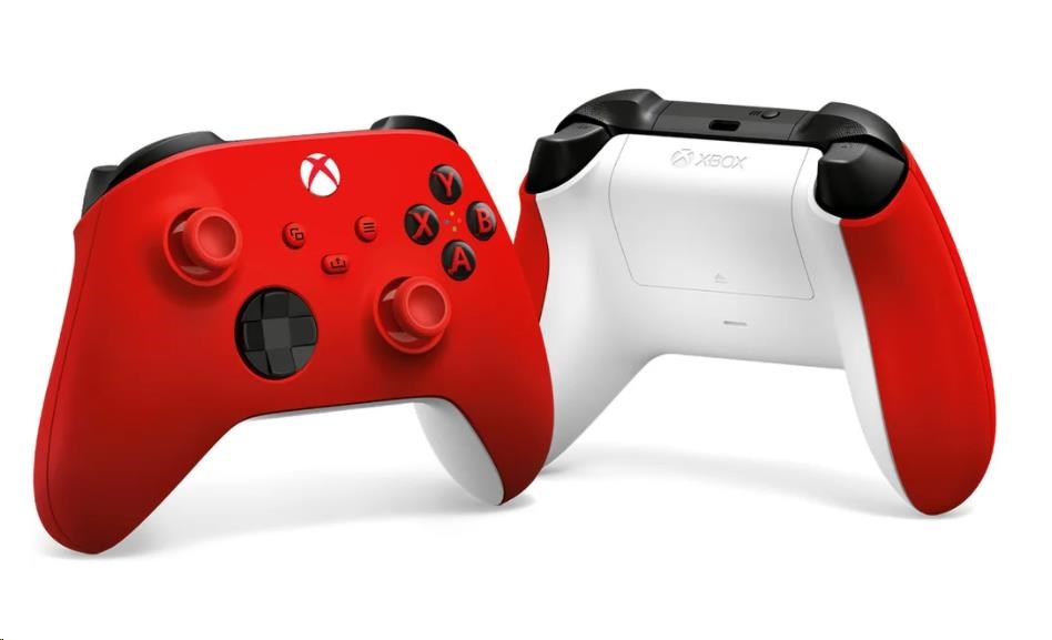 Xbox Wireless Controller červený - ovladač5 