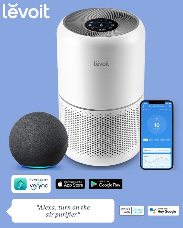 Levoit Core300S SMART - Inteligentní čistička vzduchu4 