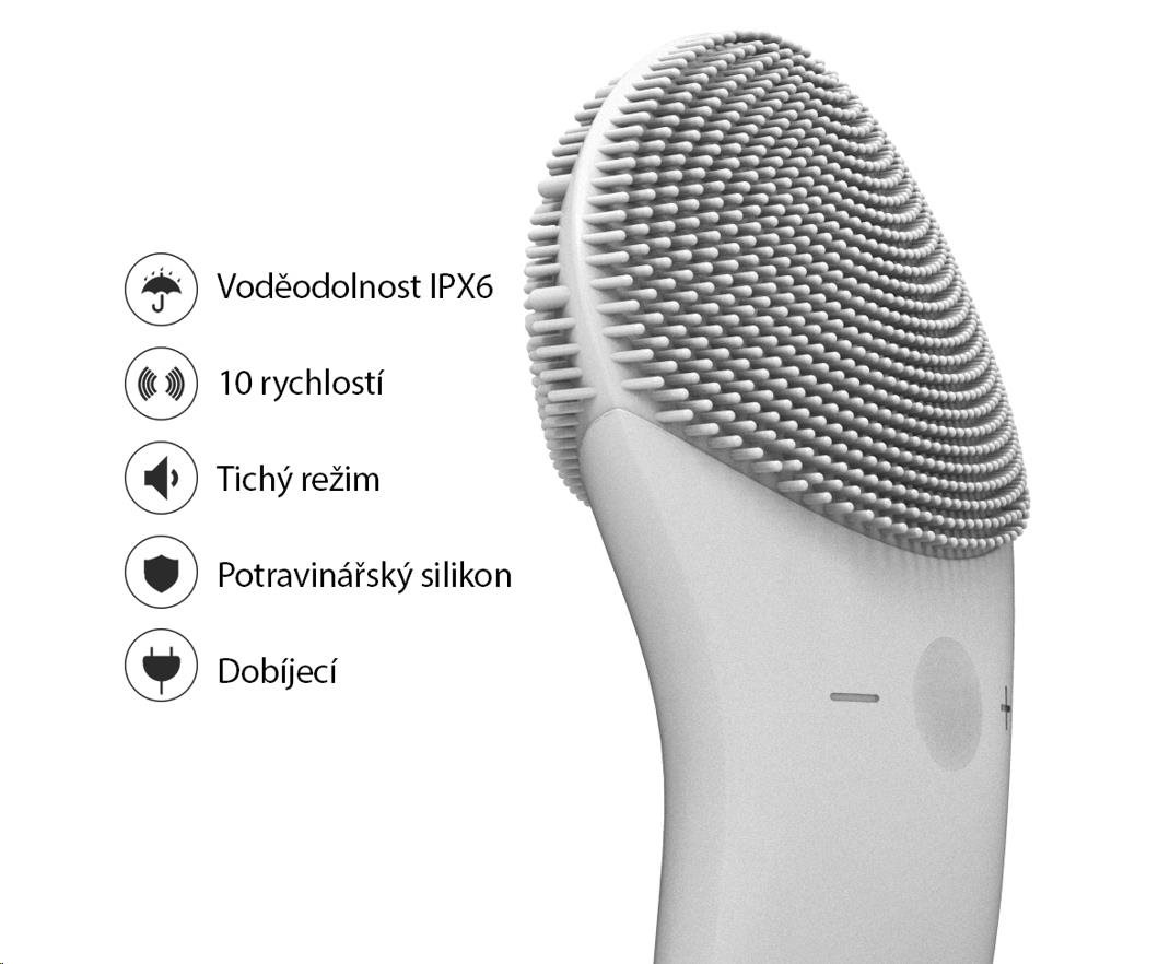 TOUCHBeauty 1788 Sonický čistič pleti růžový0 