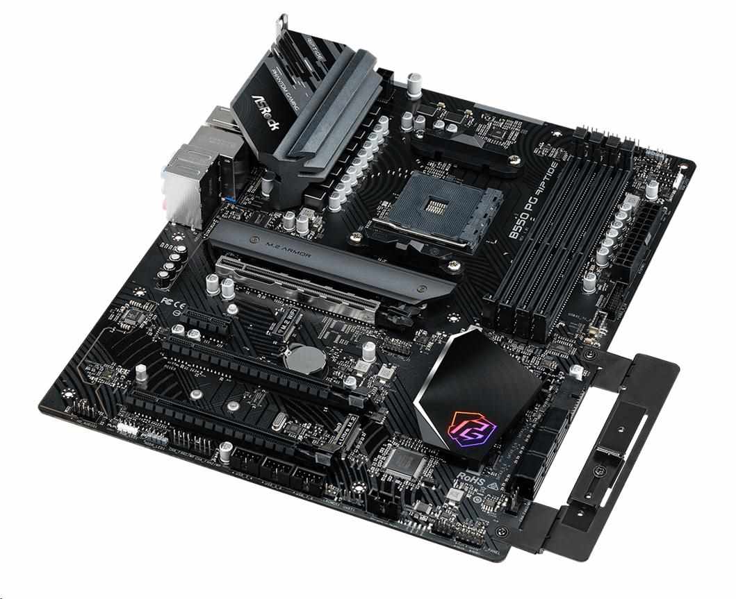 ASRock MB Sc AM4 B550 PG Riptide,  AMD B550,  4xDDR4,  1xHDMI2 