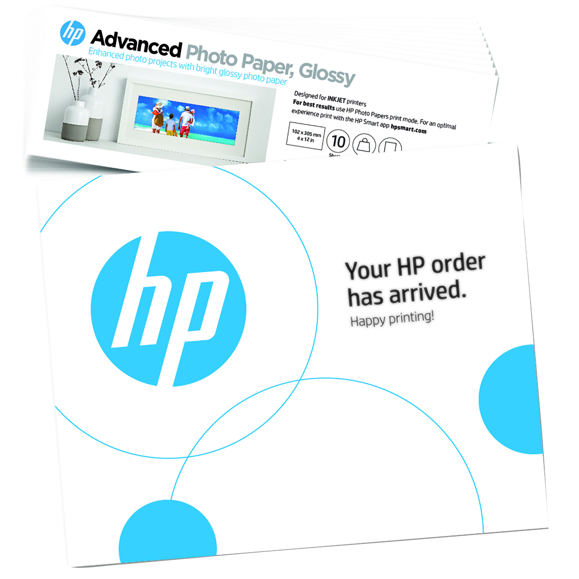 HP Advanced Photo Paper,  Gloss (4x12 in; 10 x 30, 5 cm) – 10 sheets0 