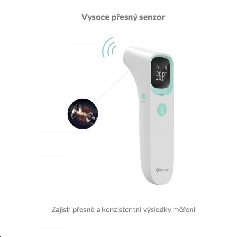 TrueLife Care Q10 BT - bezdotykový zdravotní teploměr5 
