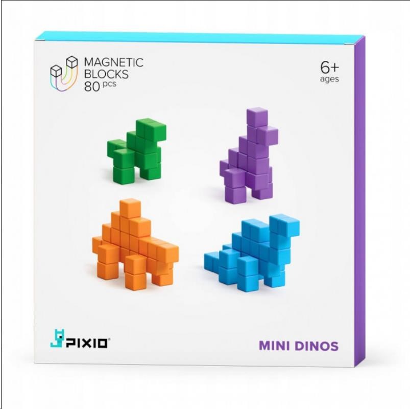 PIXIO Mini Dinos magnetická stavebnice0 