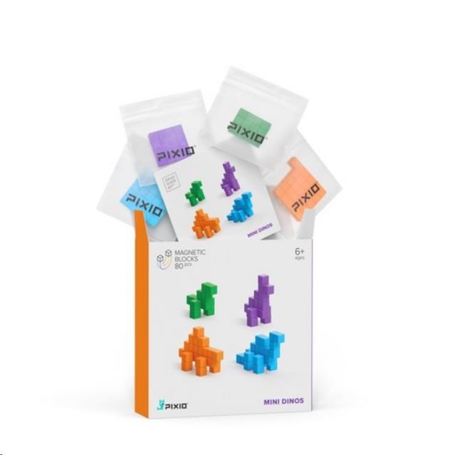 PIXIO Mini Dinos magnetická stavebnice4 