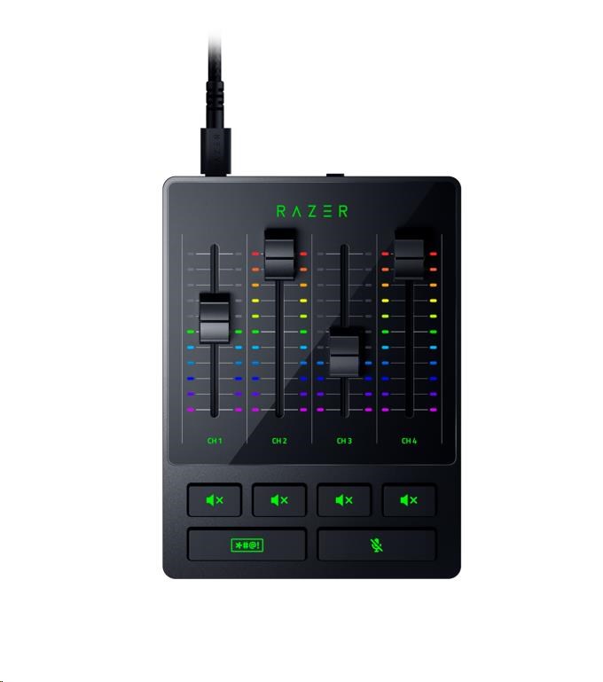 Razer směšovač zvuku Audio Mixer,  analogový,  USB-C0 