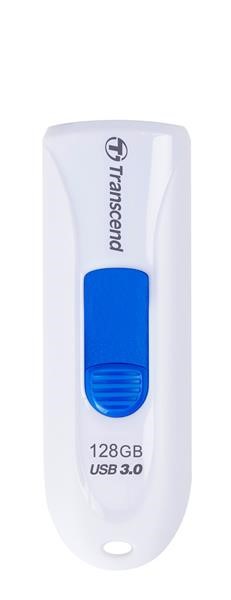 TRANSCEND Flash disk 128 GB JetFlash®790,  USB 3.1 (R:90/ W:40 MB/ s) biela/ modrá0 