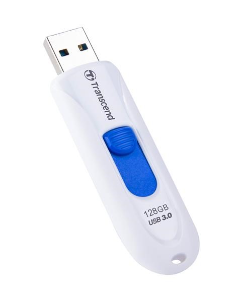 TRANSCEND Flash disk 128 GB JetFlash®790,  USB 3.1 (R:90/ W:40 MB/ s) biela/ modrá2 