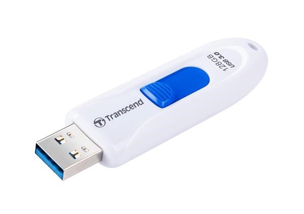 TRANSCEND Flash disk 128 GB JetFlash®790,  USB 3.1 (R:90/ W:40 MB/ s) biela/ modrá3 