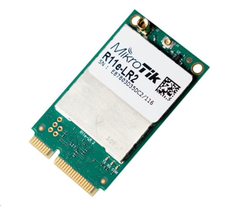 MikroTik R11e-LR2,  LoRa miniPCI-e card,  2, 4 GHz frequency0 