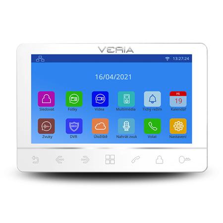 Veria LCD monitor videotelefonu  8276B série 2-WIRE bílý0 