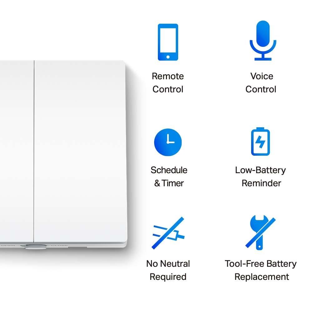 TP-Link Tapo S220 chytrý jednosměrný 2pólový vypínač1 