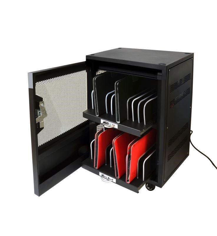 PORT nabíjecí skříňka pro 20 tabletů,  černá0 