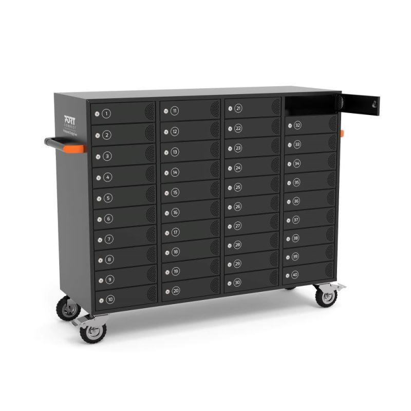 PORT nabíjecí skříňka pro 40 zařízení,  individuální zámky,  černá4 