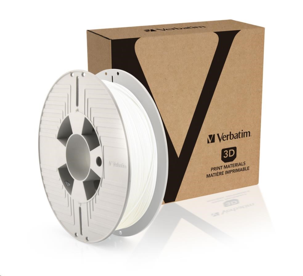 VERBATIM 3D Printer Filament TEFABLOC TPE 2, 85mm,  71m,  500g white2 