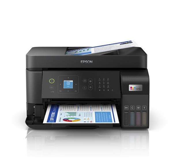 EPSON tiskárna ink EcoTank L5590,  4v1,  A4,  1200x4800dpi,  33ppm,  USB,  LAN,  Wi-Fi, Záruka 5 let  po registraci zdarma1 