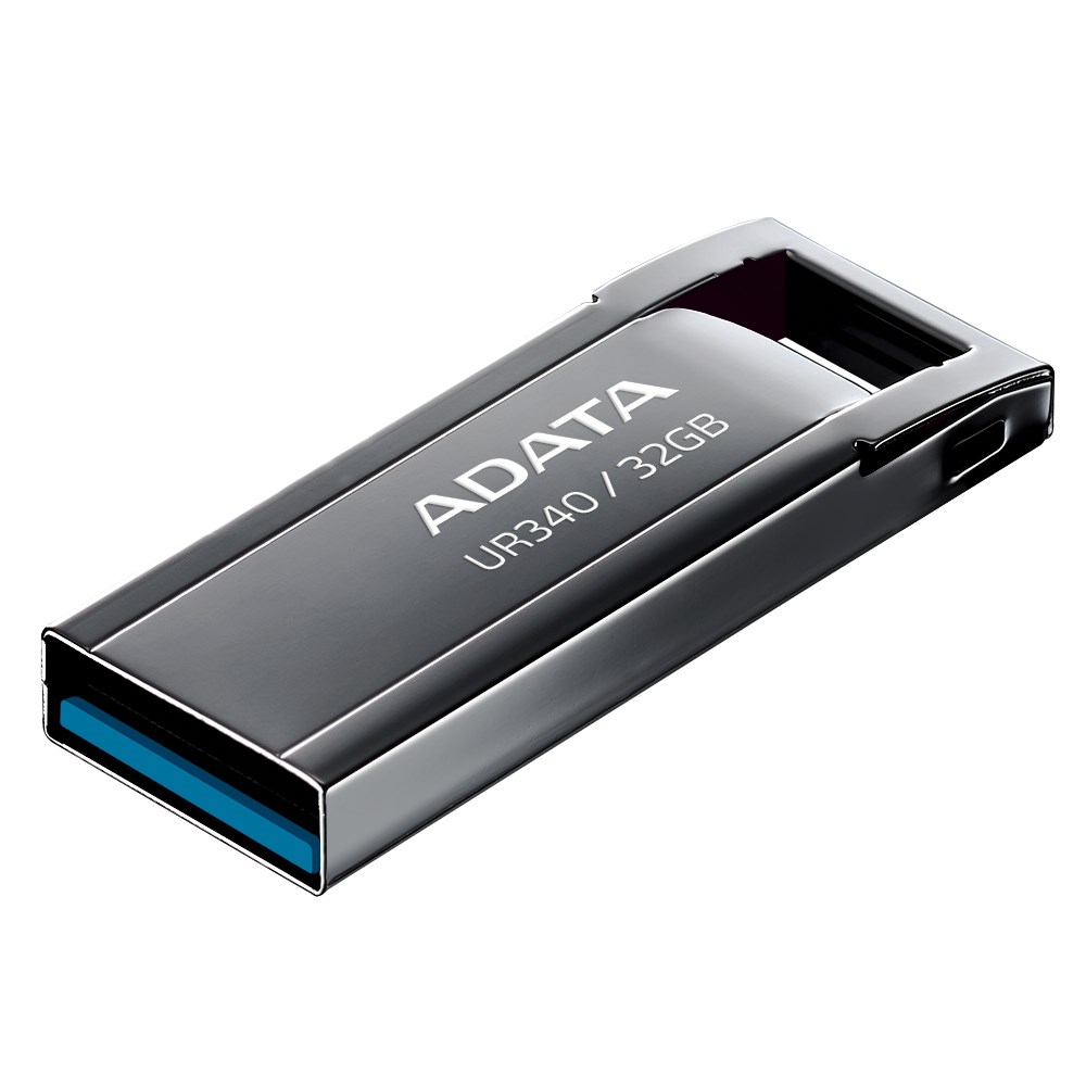 ADATA Flash Disk 32GB UR340,  USB 3.2 Dash Drive,  kov lesklá černá2 