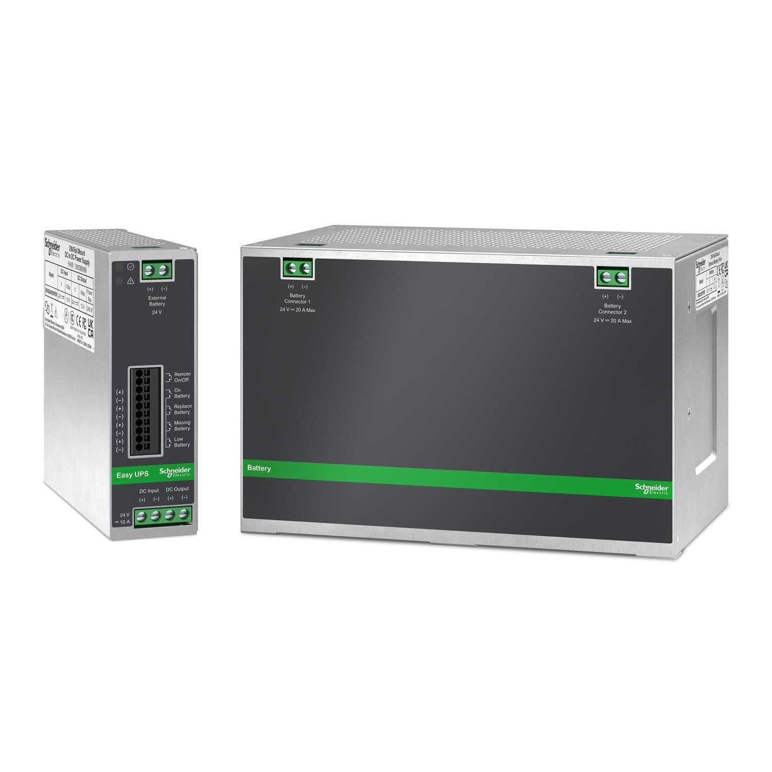 APC Easy UPS Din Rail Mount Switch Power Supply Battery Back Up 24V DC 10 A,  240W2 