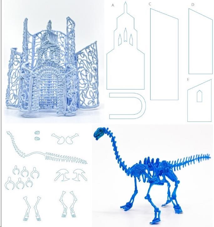 3Doodler 3D Pero Start+ a 72 náplní + 12 šablon8 