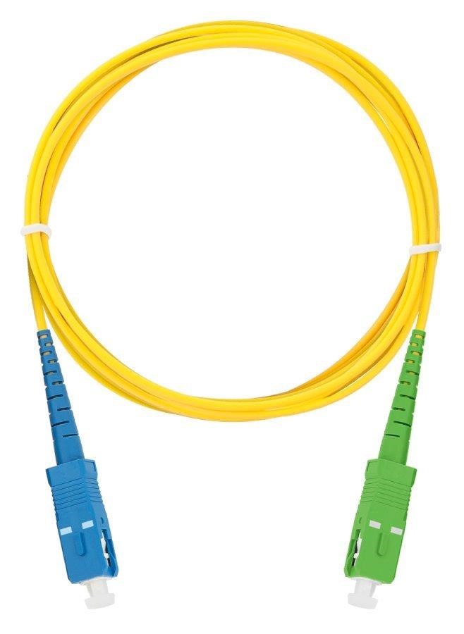 XtendLan simplexní patch kabel SM 9/ 125,  OS2,  SC-SC(APC),  LS0H,  7m0 