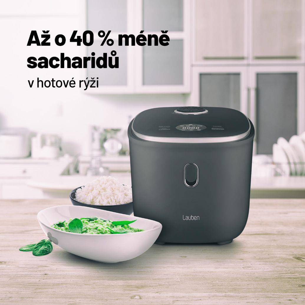 Lauben Low Sugar Rice Cooker 3000AT - rýžovar2 