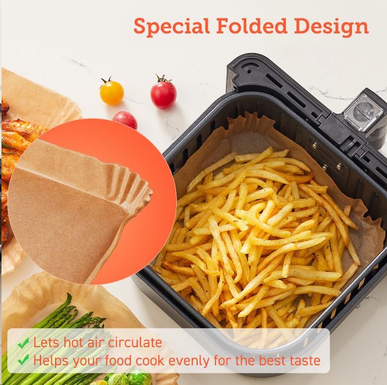 Cosori Papírové formy pro horkovzdušné fritézy 100ks (20cm - 4.5-6L)6 
