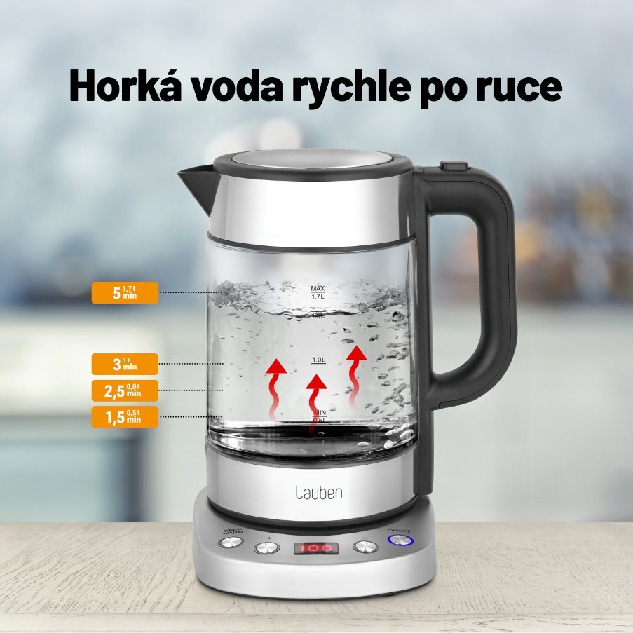 Lauben Electric Kettle EK17GS3 