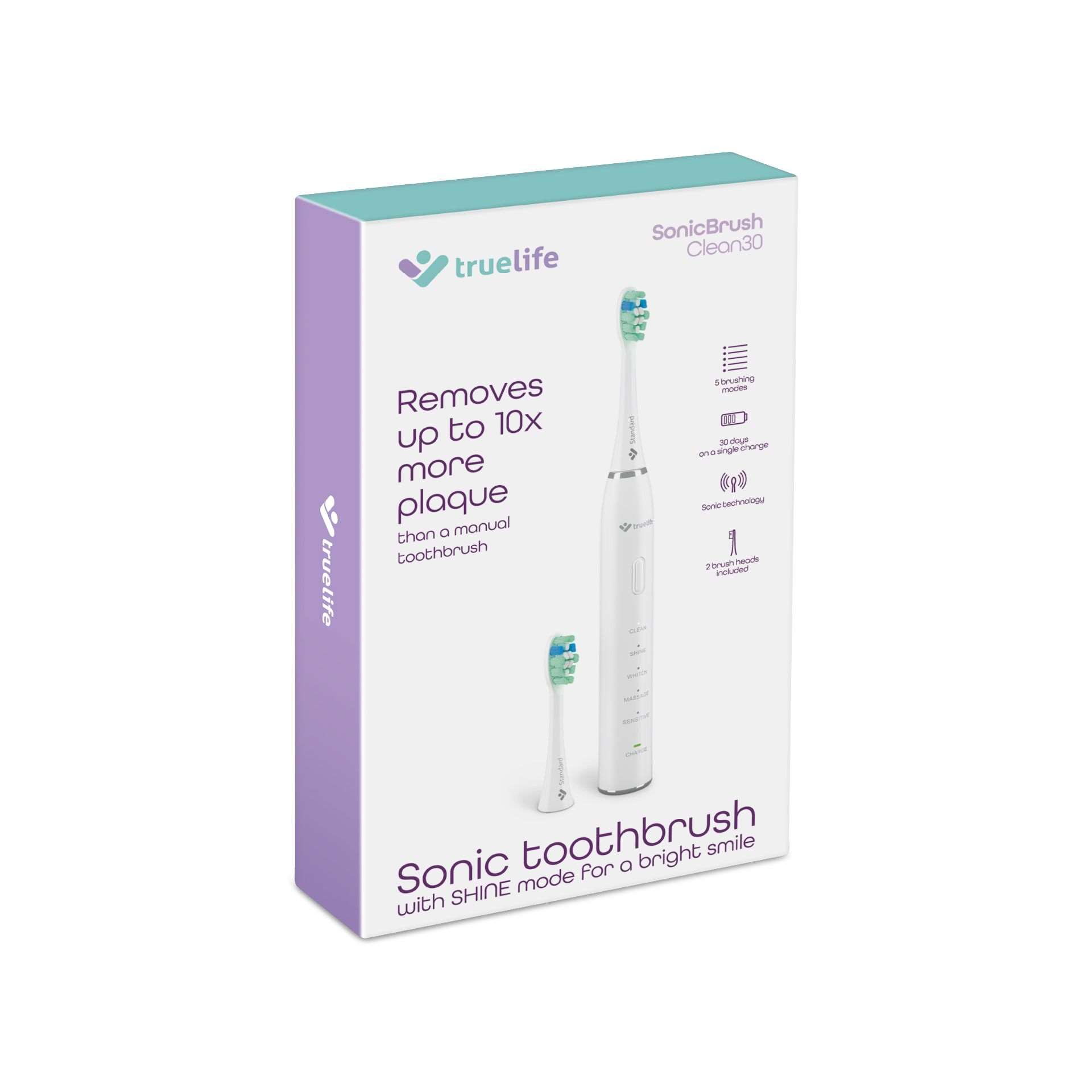 TrueLife SonicBrush Clean30 White1 