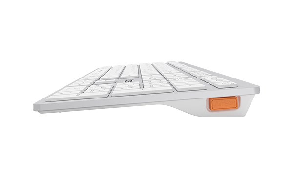 A4tech FBX50C,  bezdrátová kancelářská klávesnice,  bílá1 