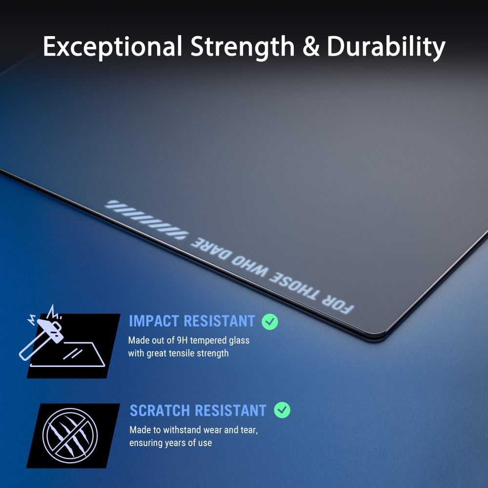 ASUS podložka pod myš ROG Moonstone ACE (vel. L /  Black),  sklo6 